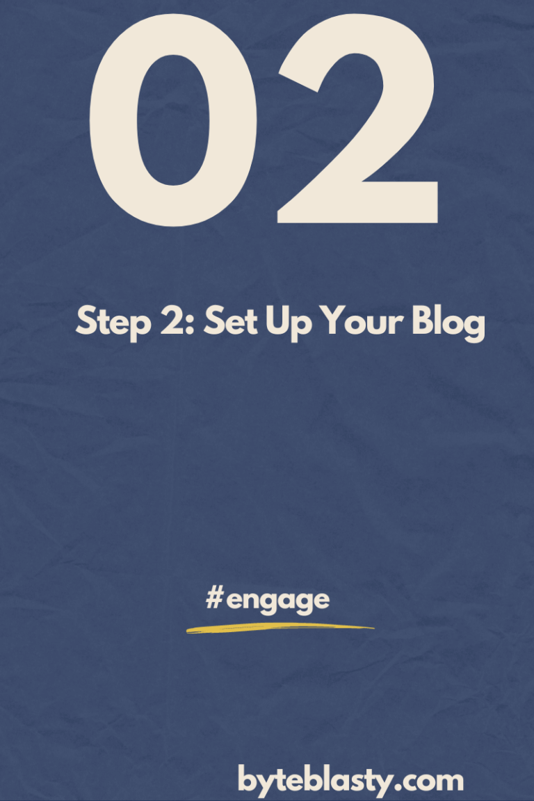 Step 2: Set Up Your Blog easy no hassles