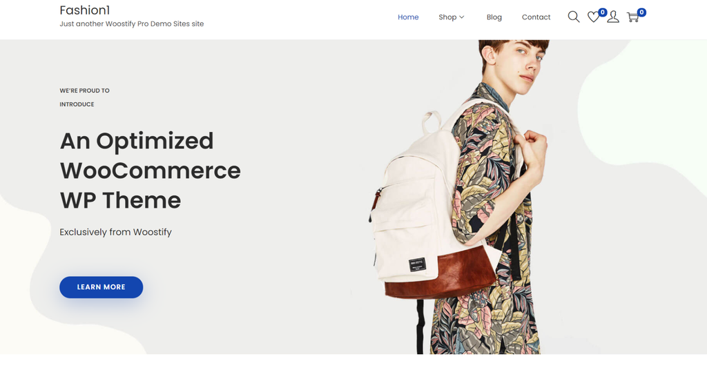 woostify wp ecommerce theme 1